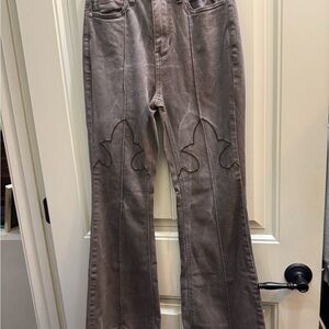 Judy Blue Taupe Flare Jeans